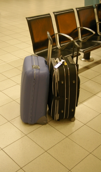 Två resväskor